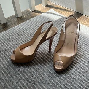 Christian Louboutin Peep Toe Heels